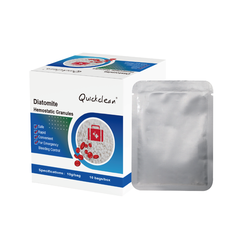 Granules hémostatiques de diatomite